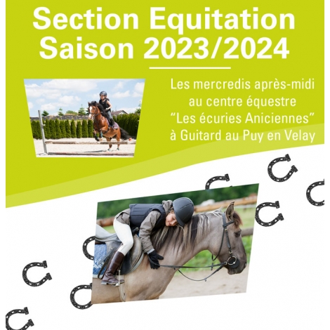 LP - Equitation - Centre équestre "Les Ecuries Aniciennes" 2023/2024