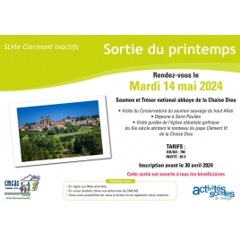 CF - Sortie du printemps - Saumon et Trésor national / Mardi 14 mai 2024