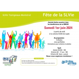 LP - Fête de la SLVie Yssingeaux Monistrol - Samedi 1er Juin 2024