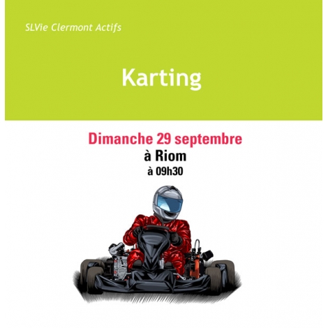 CF - Clermont Actif - MATINEE KARTING -DIMANCHE 29 SEPTEMBRE 2024