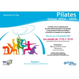 LP - Adhésion Section Pilates - Septembre 2024 à Juin 2025