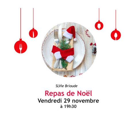 LP - Repas de Noël de Brioude - Vendredi 29 novembre 2024