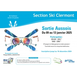 CF LP - SECTION SKI - AUSSOIS - 9 au 13 Janvier 2025