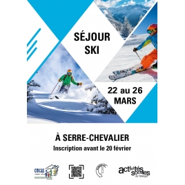 CF LP - SECTION SKI - SERRE CHEVALIER 6 22 au 26 MARS 2025