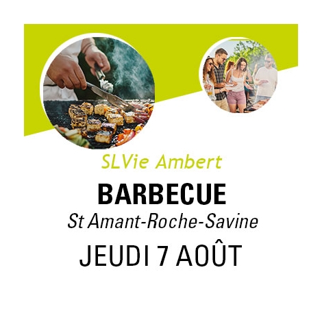 Slvie Ambert - Barbecue au village vacances de St Amant Roche Savine