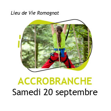 Slvie Romagnat - Accrobranche - Samedi 20 septembre
