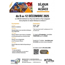 CF LP - Séjour en Alsace  - du 8 au 12 décembre 2025