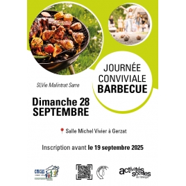 CF - Journée conviviale et Barbecue - SLVie Malintrat Sarre - Dimanche 28 septembre 2025