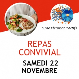 CF - Repas convivial - SLVie Clermont Inactifs - Samedi 22 Novembre 2025