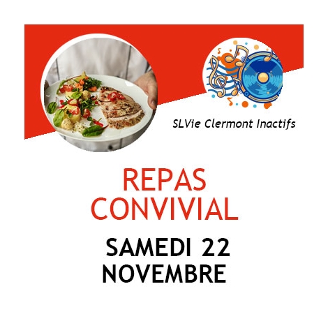 CF - Repas convivial - SLVie Clermont Inactifs - Samedi 22 Novembre 2025