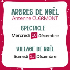 Arbre de Noël Clermont - Mercredi 10 et samedi 13 décembre 2025