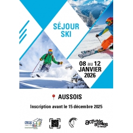 CF LP - SECTION SKI - AUSSOIS - 8 au 12  Janvier 2026