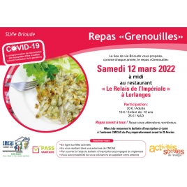 LP - Repas Grenouille - Samedi 12 Mars 2022