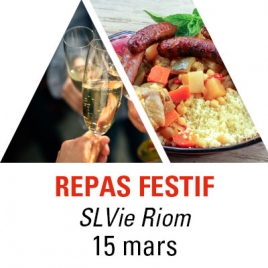 SLVIE RIOM - Repas Festif - Dimanche 15 Mars 2026