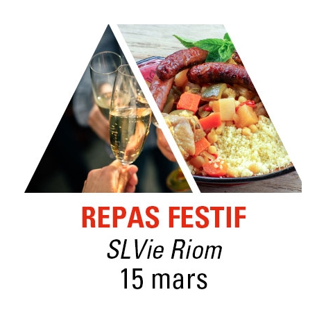 SLVIE RIOM - Repas Festif - Dimanche 15 Mars 2026