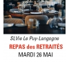 LP - REPAS DES INACTIFS - SLVIE LE PUY LANGOGNE - Mardi 26 mai 2026