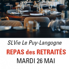 LP - REPAS DES INACTIFS - SLVIE LE PUY LANGOGNE - Mardi 26 mai 2026