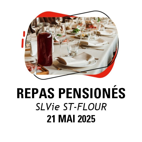 LP - Repas des inactifs St Flour - Jeudi 21 Mai 2026