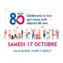 CF - 80ans des Activités Sociale & soirée Concerts CMCAS - samedi 17 octobre 2026