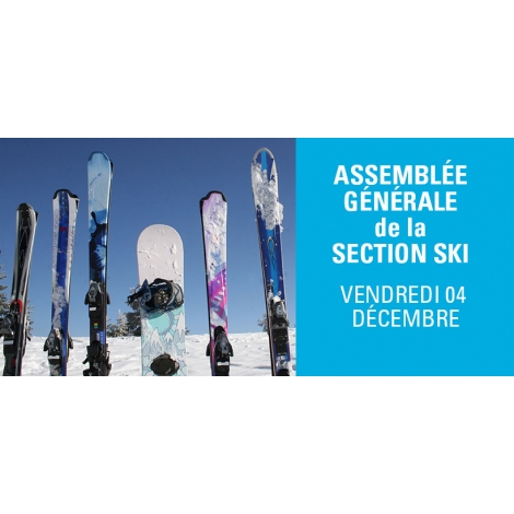 CF - AG Section Ski - vendredi 4 décembre 2026