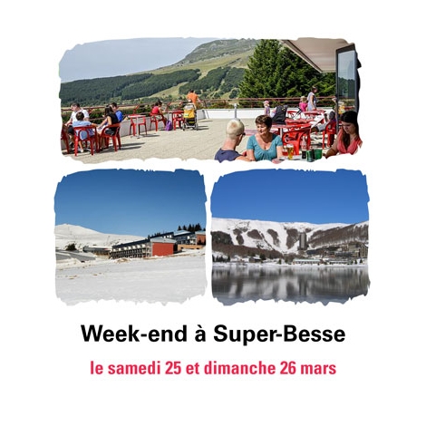 CF - Week-End à Super-Besse - Lieu de vie Romagnat - 25 & 26 Mars 2023